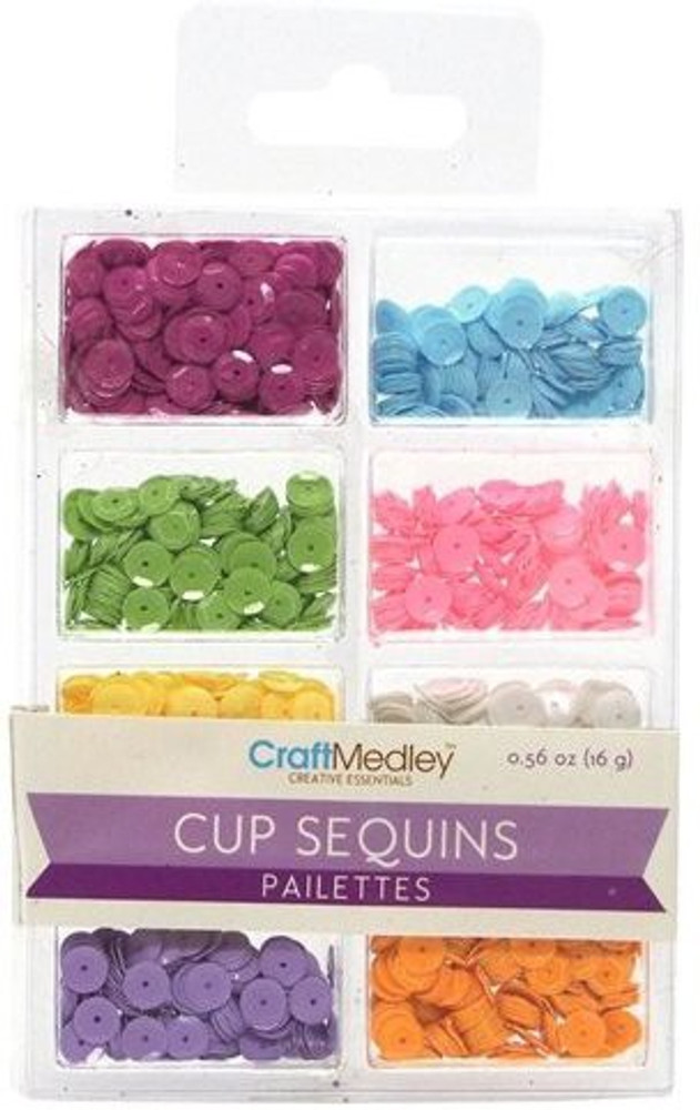 6mm Cup Sequin Kit, 16g 6mm Cup Sequin Kit, 16g