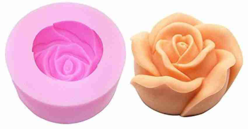 Amousa Flower Insect Soap Molds for Soap Making 3D Floral Silicone Molds for Handmade Soaps Bath Bombs, Adult Unisex, Size: One size, Pink