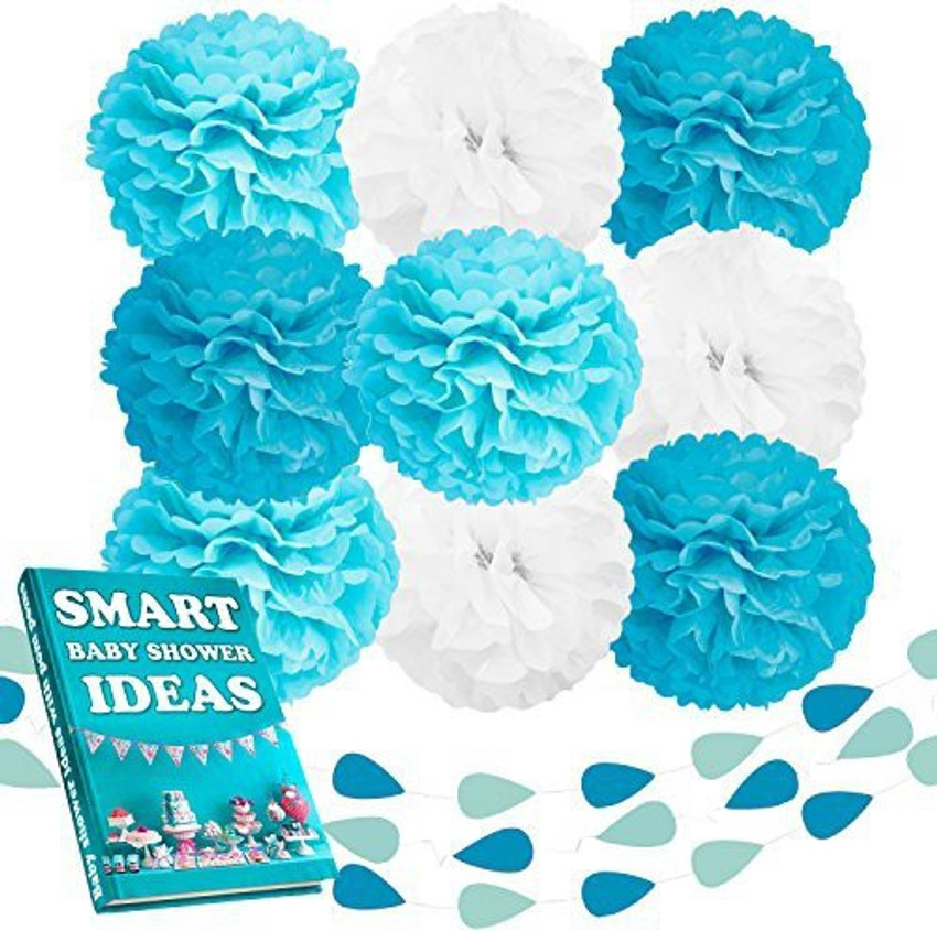 Beleheim Baby Shower Decorations Boy Tiffany Blue Turquoise