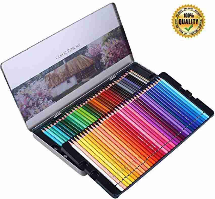 JOYSTAR Premier Colored Pencils for Adults Coloring Books Premium Artist Colored Pencil Set (72-Count) Handmade Canvas Pencil Wrap Extra Accessories I