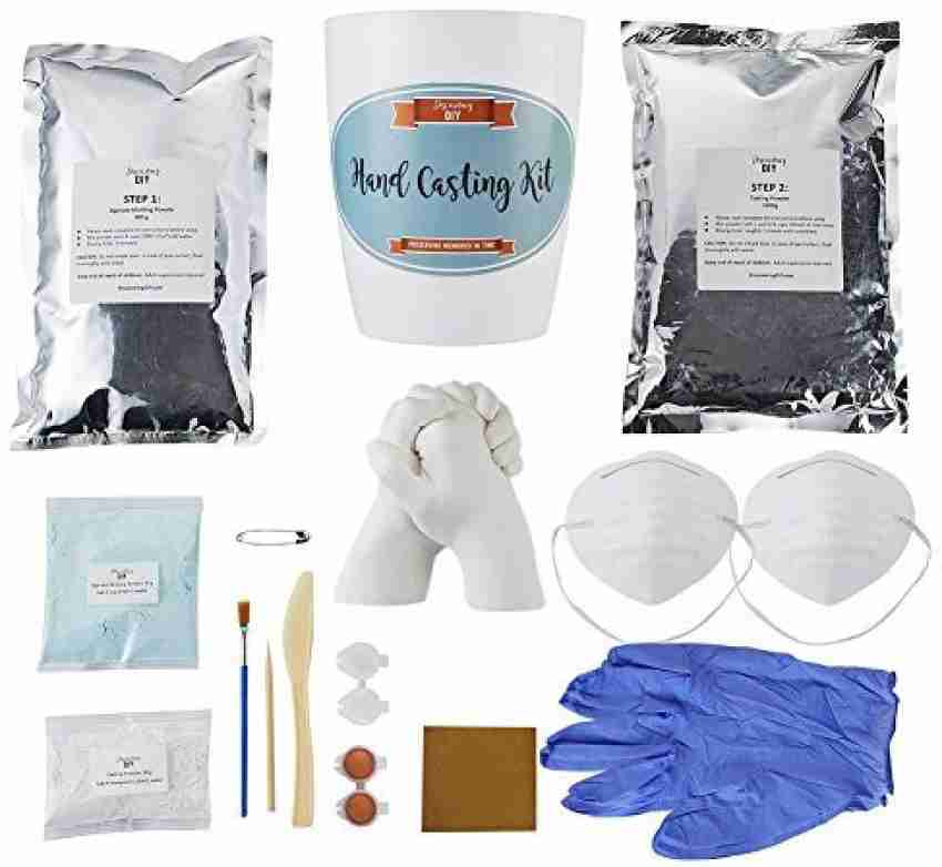 Hotbest Hand Casting Kit with Gloves, Paints & Tools Included - Most Complete Hand Molding Kit Available - Casting Kit, Size: Upgraded Version