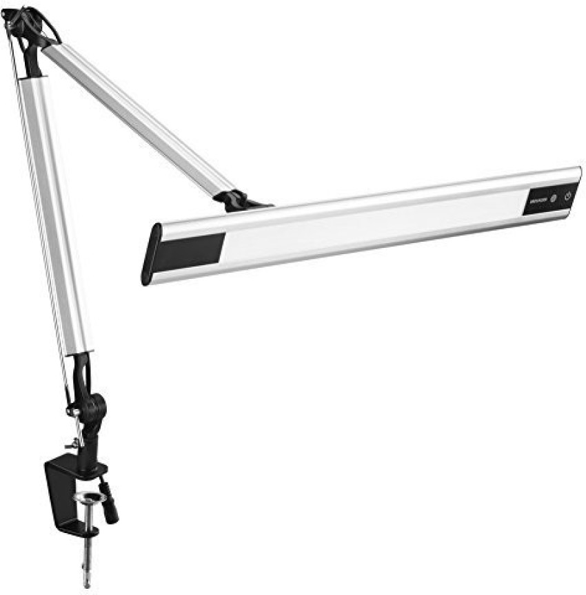 Gupuzm Led Desk Lamp with Clamp - Swing Arm Desk Lamp with 1 LED Cold Light  Bulbs 6500K - Folding Table Lamp，Used for Office, Work, Study, Dormitory
