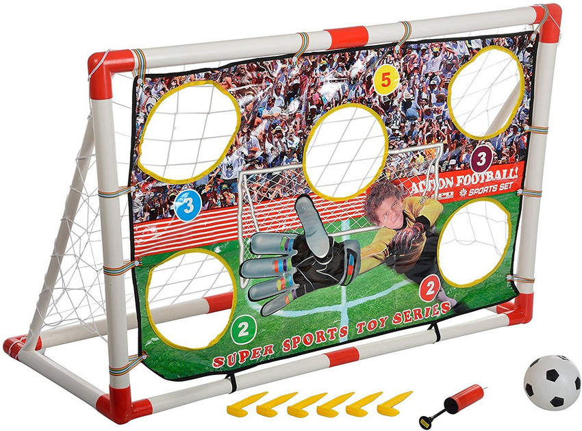 IRIS Pro Soccer Goal Target Nets with 5 Scoring Zones Practice