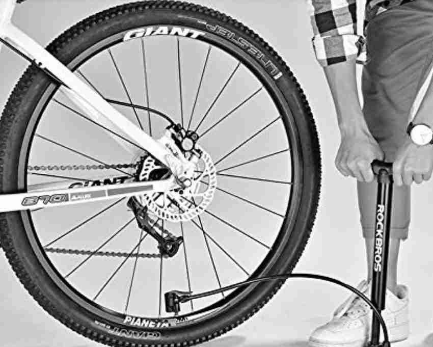 RockBros Road Mtb Bike Tire Ball Inflator Pressure Gauge Air Pump