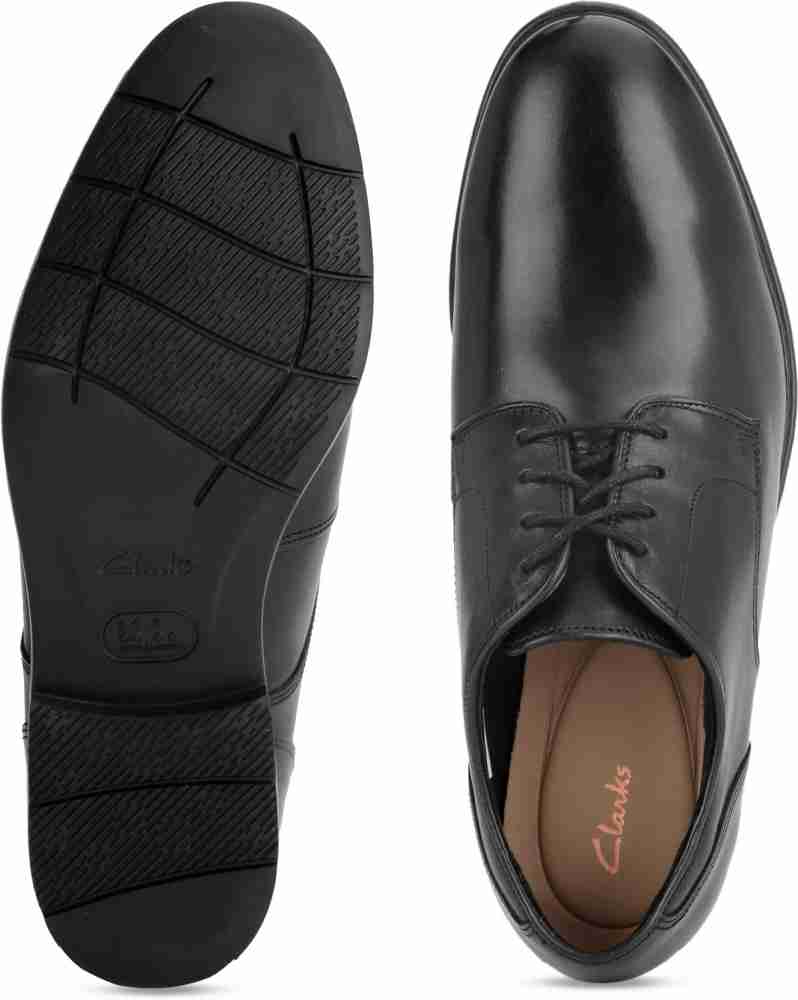 Clarks black formal clearance shoes