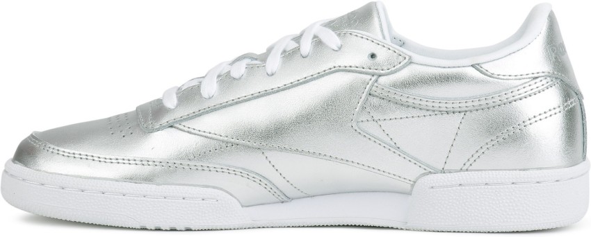 Reebok club c 85 s hot sale shine silver