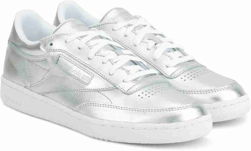 Reebok club c 85 cheap shine argent