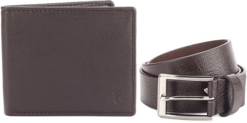 Louis Philippe Brown Belt And Wallet: Buy Louis Philippe Brown