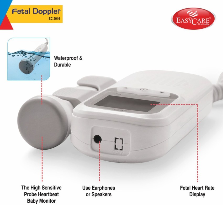 EASYCARE EC 2016 White Fetal Doppler Price in India - Buy EASYCARE EC 2016  White Fetal Doppler online at