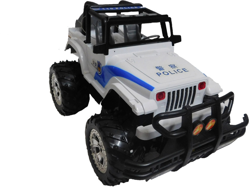 Remote control online police jeep