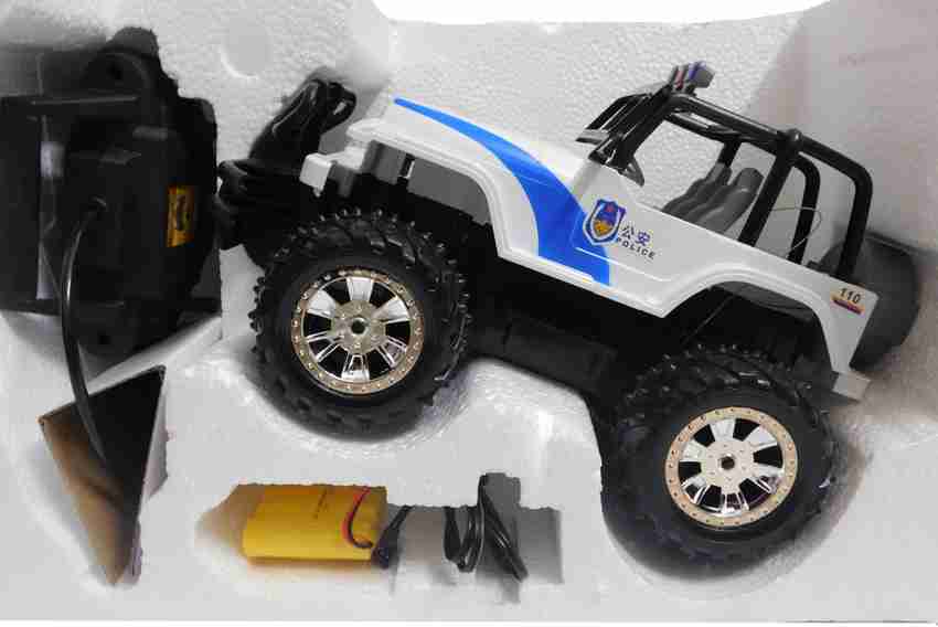 Remote control sale police jeep