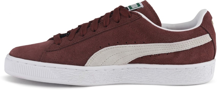 Maroon on sale puma suede