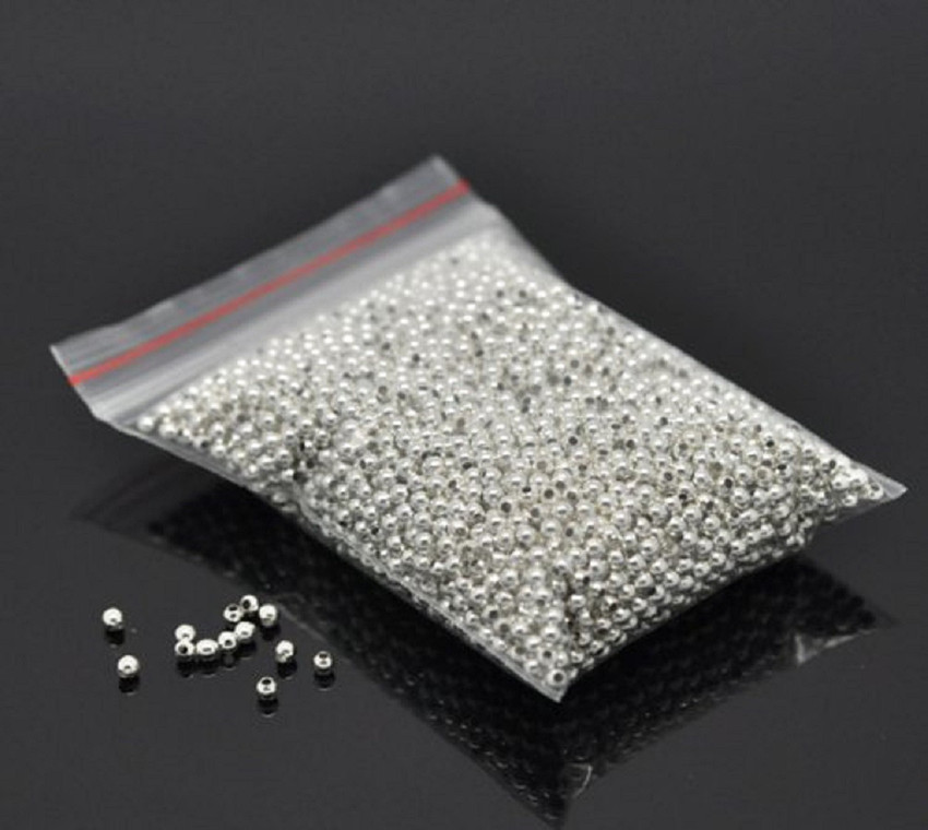 SPARKLE Jewellery Making Round Balls beads Silver plated 3MM 001 Jewellery Making Round Balls beads Silver plated 3MM 001 Buy Jewellery making Silver plated Brass Balls are of pure brass made withou...