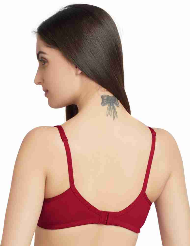 Daisy Dee Dew Drops Lora Cotton Non Padded Sports Bra (34B, White) in  Rangareddy at best price by Kalpesh Inners - Justdial