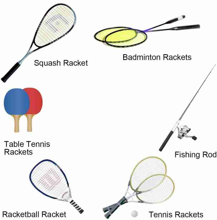 Bande antidérapante, Tennis, badminton et squash