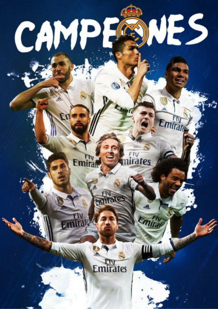 Cristiano Ronaldo Real Madrid Soccer Football Poster – My Hot Posters
