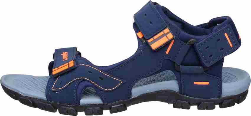 Sparx Sparx Men SS 483 Navy Blue Fluorescent Orange Floater