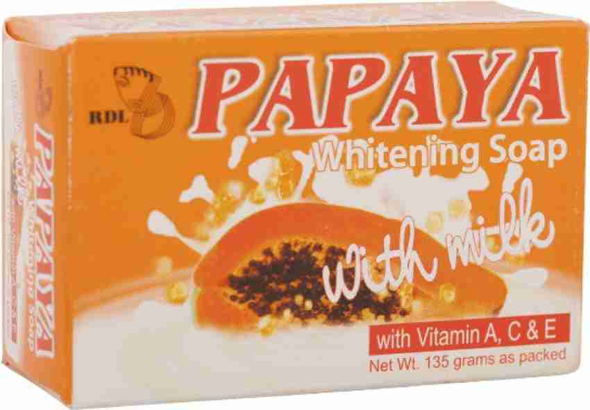 Rdl Papaya Milk Whitening Soap Price in India Buy Rdl Papaya