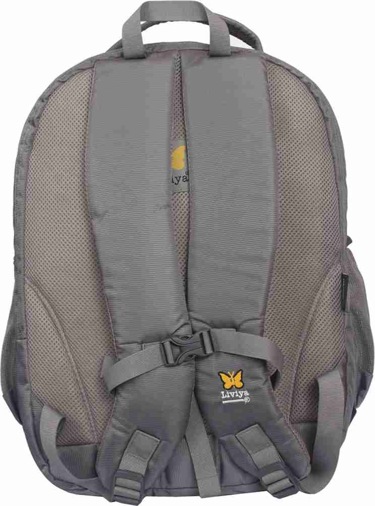 LIVIYA LP116 37 L Laptop Backpack GREY Price in India Flipkart