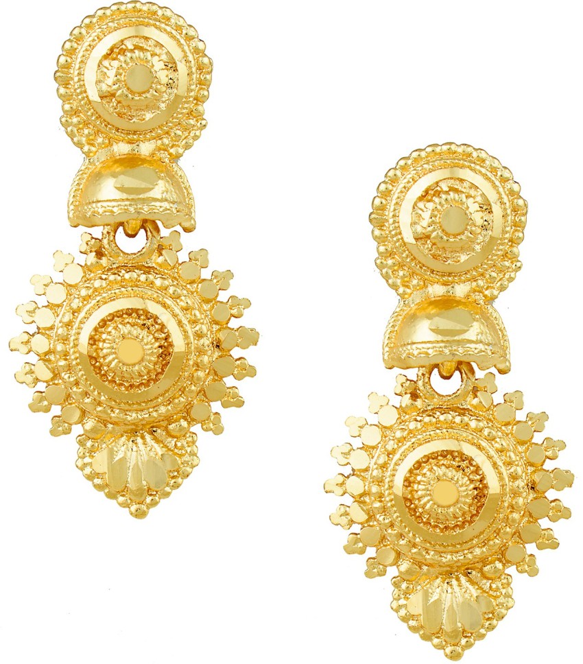 Gold earrings store in flipkart