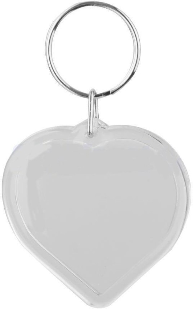 The Jewelry Shoppe Heart Acrylic Blank Keychains