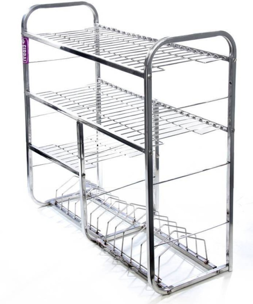 Bartan stand steel on sale online