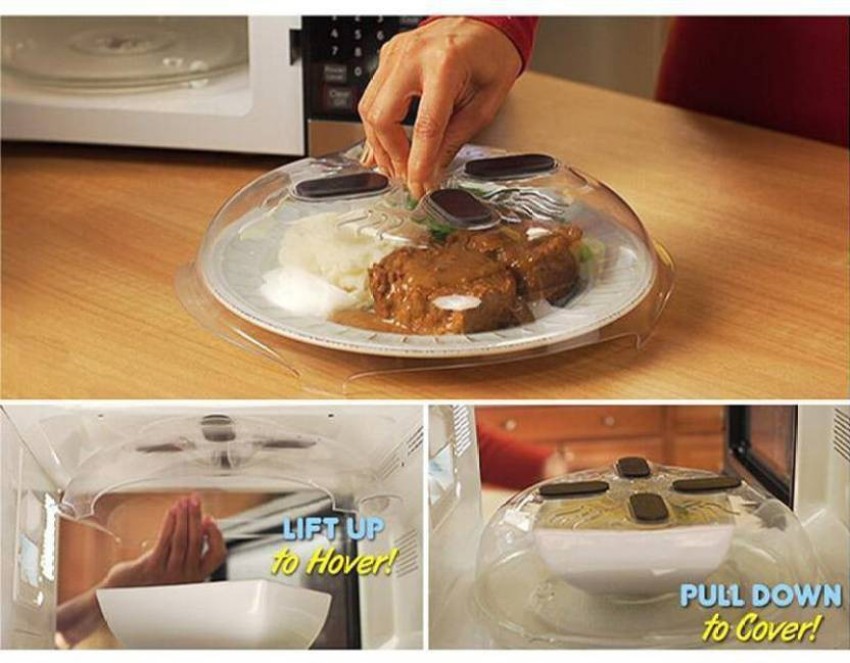 Buy SIMXEN Magnet Food Splash Guard Microwave Anti-Sputtering Hover Cover  with Steam Vents Magnetic Splatter Lid Heat Resistant Online at Best Prices  in India - JioMart.