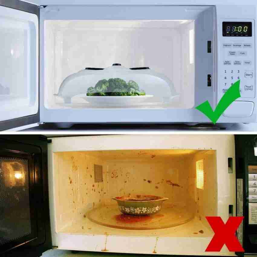 Buy SIMXEN Magnet Food Splash Guard Microwave Anti-Sputtering Hover Cover  with Steam Vents Magnetic Splatter Lid Heat Resistant Online at Best Prices  in India - JioMart.