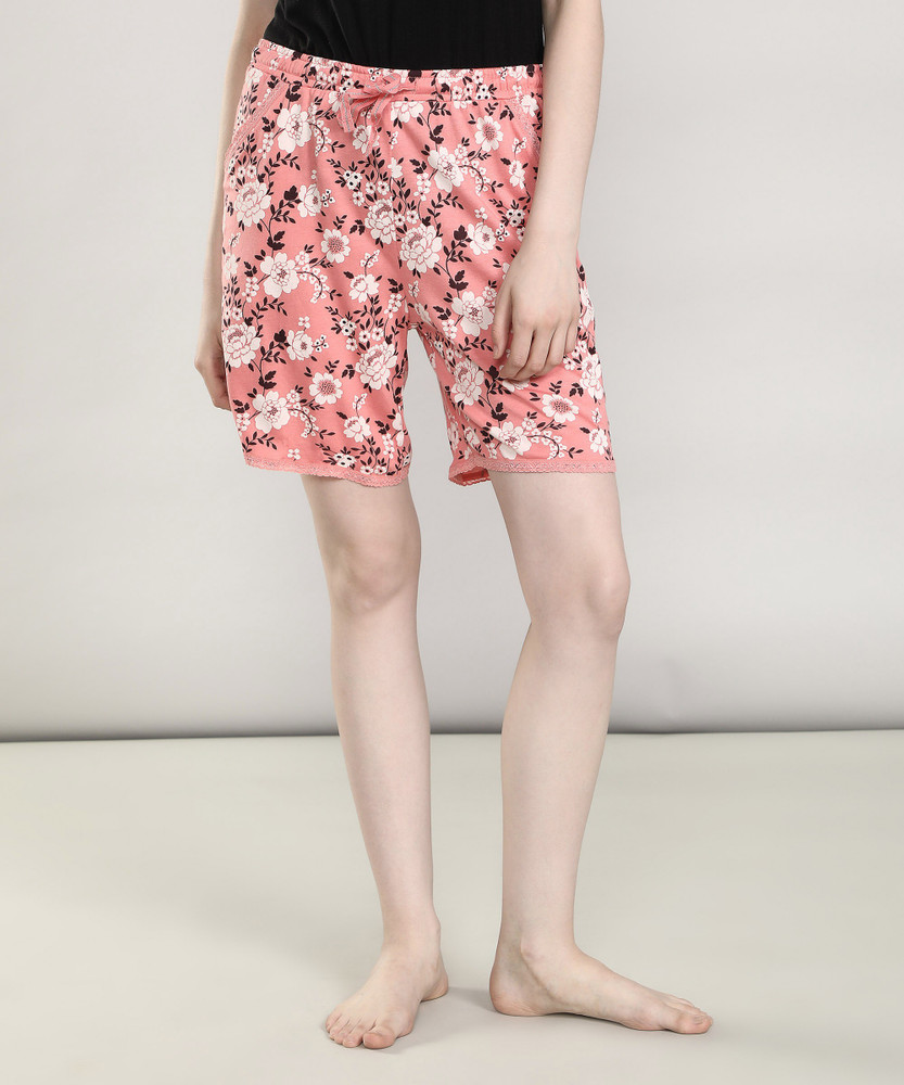 JOCKEY Floral Print Women Pink Night Shorts Buy Peach Blossom Print60B JOCKEY Floral Print Women Pink Night Shorts Online at Best Prices in India Flipkart