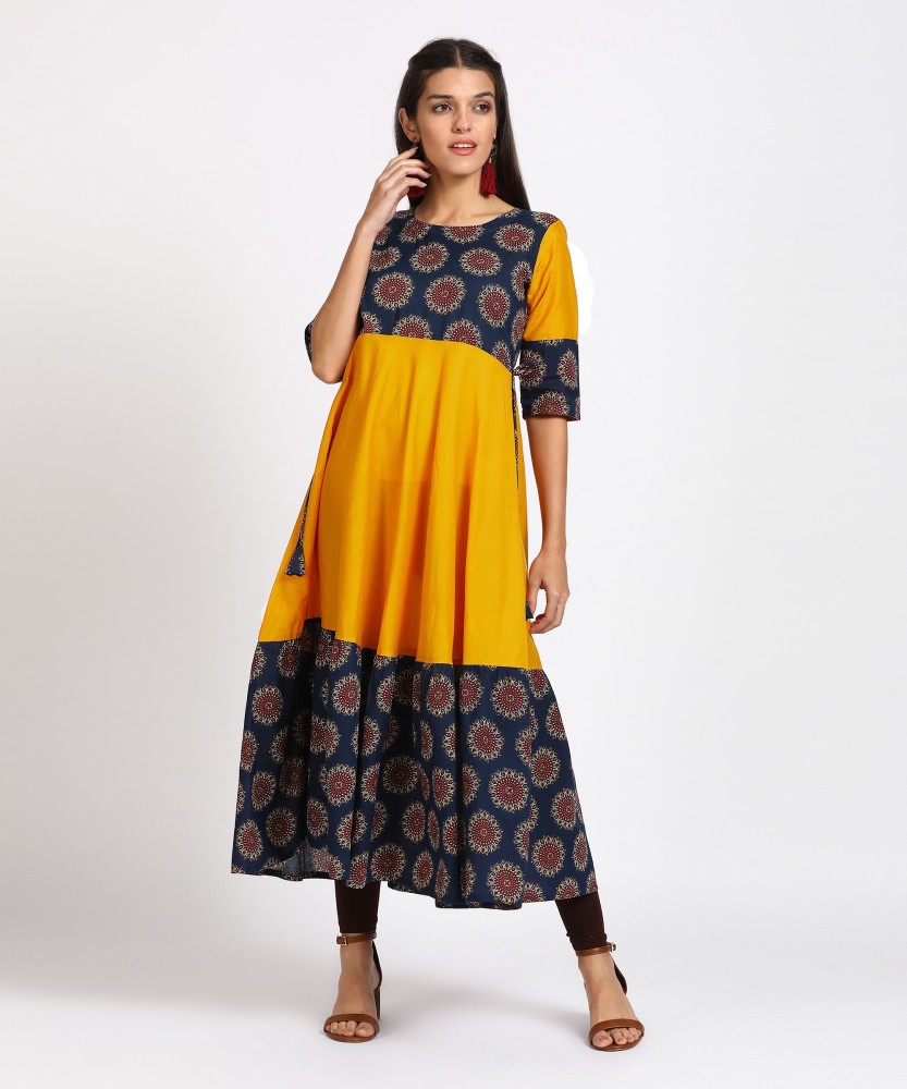 Gerua deals anarkali kurta