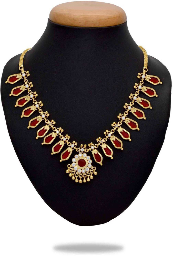 Gold nagapadam necklace store