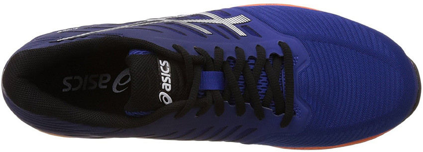 Asics men's fuzex store running shoes - blue/orange