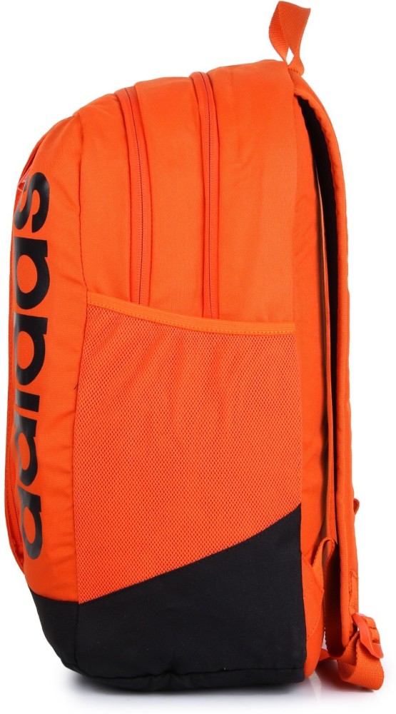 Orange and black store adidas backpack