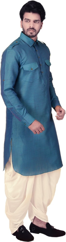 MANYAVAR Men Solid Pathani Kurta Buy 306 MANYAVAR Men Solid