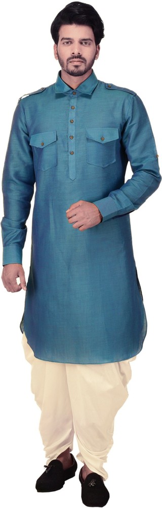 MANYAVAR Men Solid Pathani Kurta Buy 306 MANYAVAR Men Solid