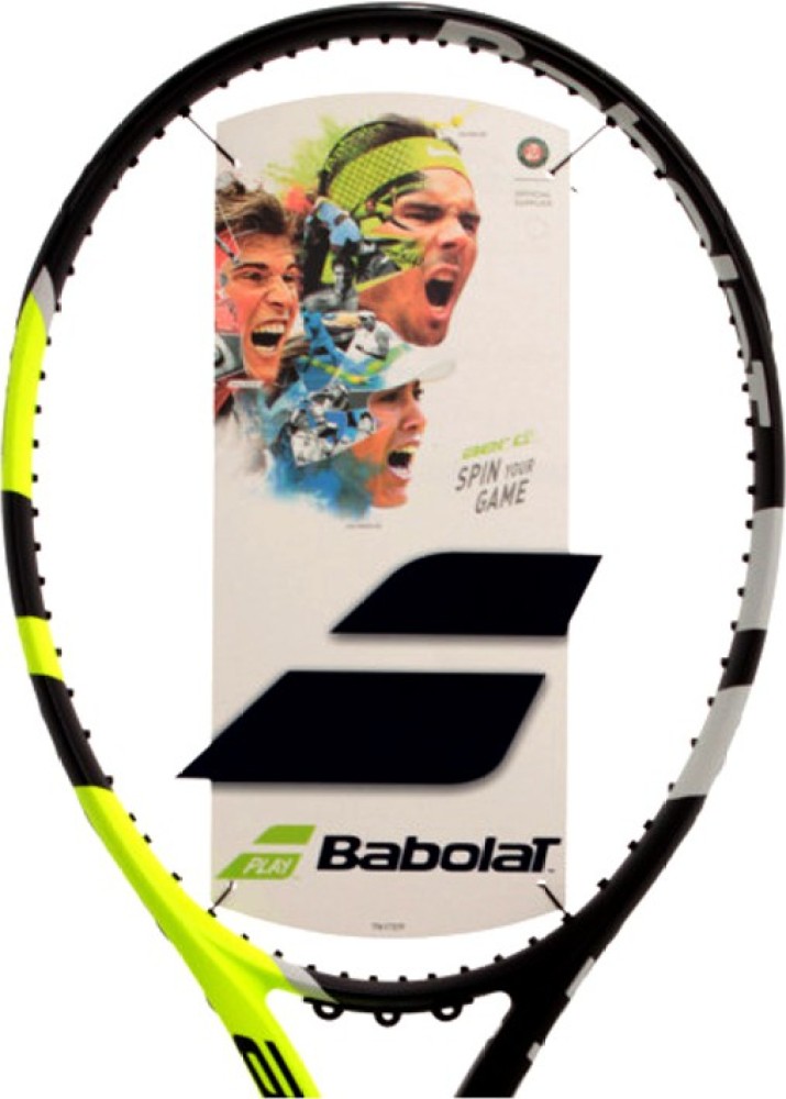 BABOLAT AERO G UNSTRUNG Black Yellow Unstrung Tennis Racquet