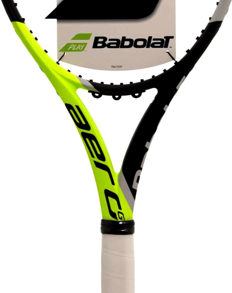 BABOLAT AERO G UNSTRUNG Black Yellow Unstrung Tennis Racquet