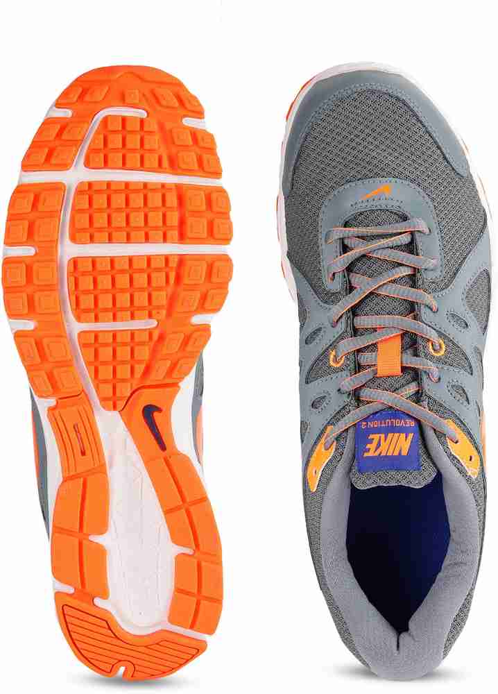 NIKE REVOLUTION 2 MSL Running Shoes For Men Buy BLUE GRAPHITE TOTAL ORANGE LYON BLUE Color NIKE REVOLUTION 2 MSL Running Shoes For Men Online at Best Price Shop Online for Footwears