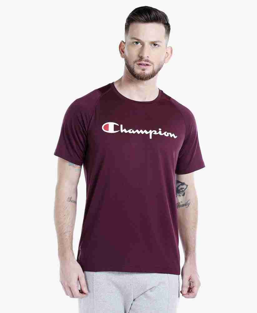 Maroon champion outlet shirt