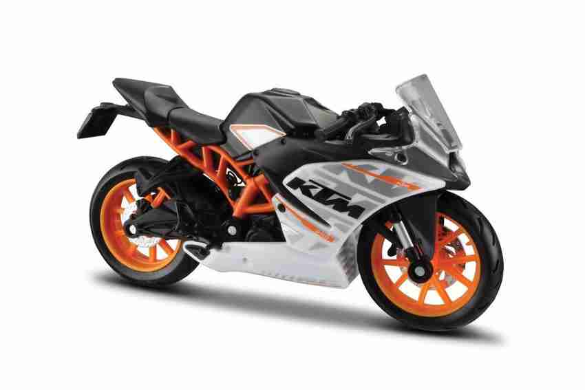 KTM RC 390 Racing Motorcycle Black Orange Maisto 31300 390 1