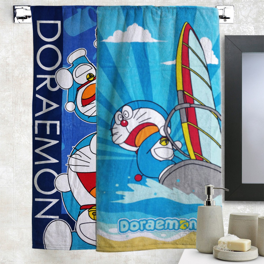 Buy Doraemon Cotton 350 GSM Bath Towel Online at Best Price in India Flipkart