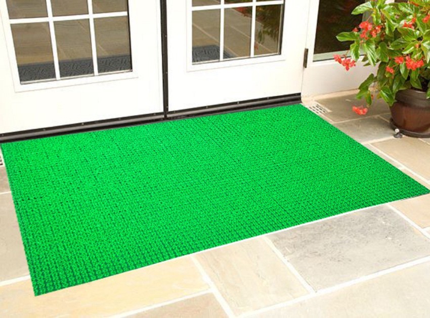 Buy Weavekart Green Plastic and Polyvinyl Chloride Door Mat 60 x 38 cm  Online at Best Prices in India - JioMart.