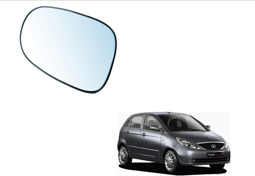 Auto Spare Bazaar Manual Rear View Mirror For Tata Indica Vista