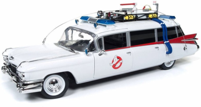 1:18 Scale HOT WHEELS Cadillac Ghostbusters ECTO-1 1A Metal Diecast Model  Car