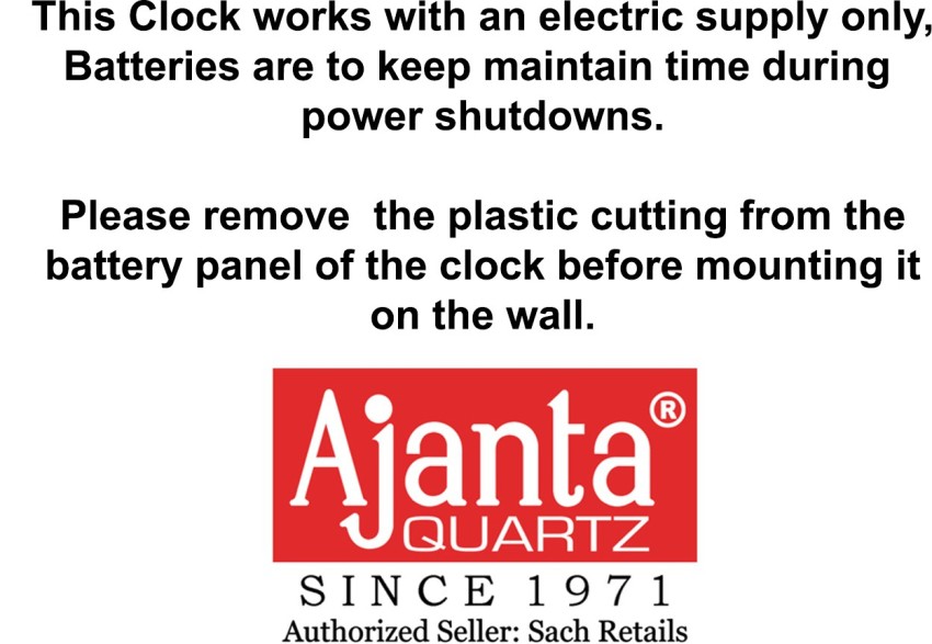 AJANTA Digital 25.4 cm X 3.5 cm Wall Clock Price in India - Buy AJANTA  Digital 25.4 cm X 3.5 cm Wall Clock online at