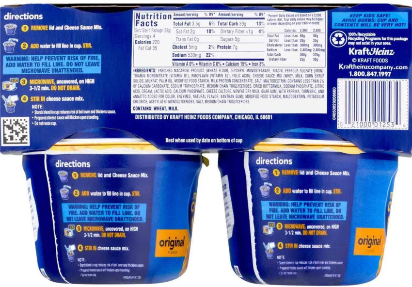 Kraft Macaroni & Cheese Dinner Cups, Star Wars - 220g (7.76oz) Macaroni  Pasta Price in India - Buy Kraft Macaroni & Cheese Dinner Cups, Star Wars -  220g (7.76oz) Macaroni Pasta online at
