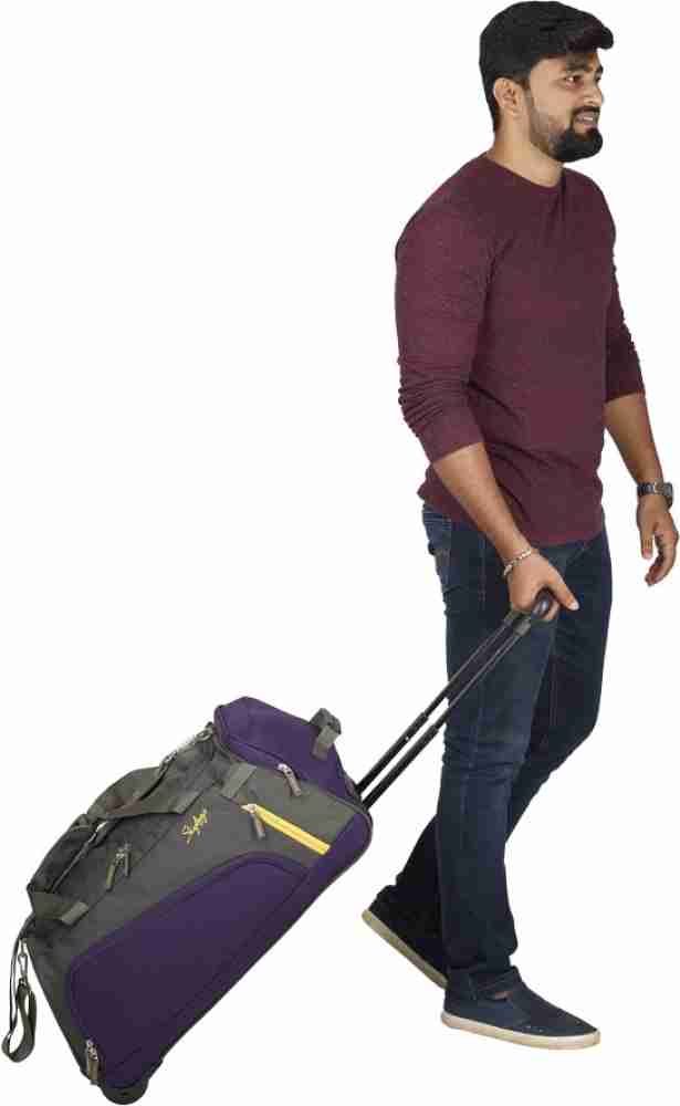 SKYBAGS HATCH DFT 57 GREY Duffel With Wheels Strolley Grey Price in India Flipkart