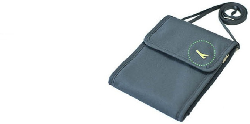 LWVAX Traveller Neck Pouch Passport Sling Bag For Men and