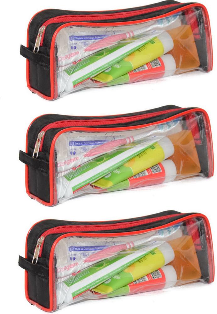 3 zip outlet pouch