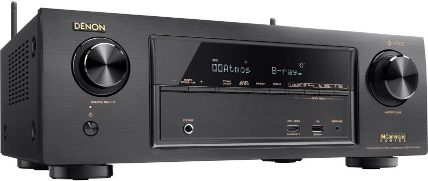 DENON AVR X-1400H 7.2 Ch AVR 560W Rms, Dolby Atmos, DTS, Bluetooth